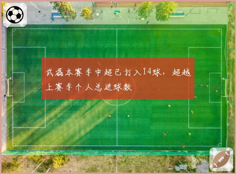 武磊本赛季中超已打入14球，超越上赛季个人总进球数